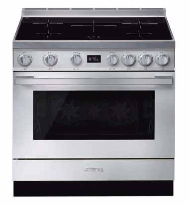 Picture of Smeg Portofino CPF9IPX 90cm 5 Zone Pyrolytic Induction Freestanding Oven