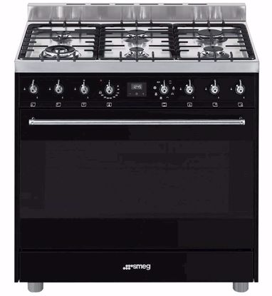 Picture of Smeg CS9GMNA 90cm 6 Burner Dual Fuel Freestanding Oven