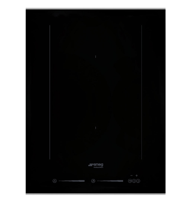 Picture of Smeg SIM631WLDX 38cm 2 Zone Domino Induction Cooktop