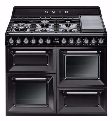 Picture of Smeg TRA4110BL 110cm 7 Burner Dual Fuel Freestanding Oven