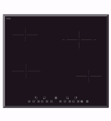 Picture of Baumatic BC60CTB 59cm  4 Zone Electric Cooktop