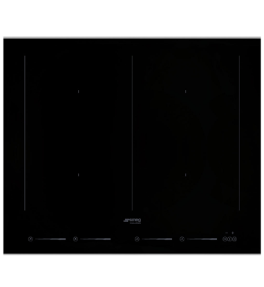 Picture of Smeg SIM662WLDX 60cm 4 Zone Induction Cooktop