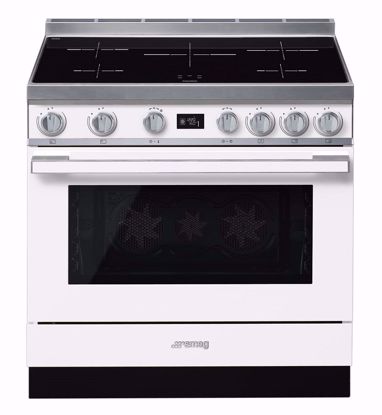 Picture of Smeg Portofino CPF9IPWH 90cm 5 Zone Pyrolytic Induction Freestanding Oven